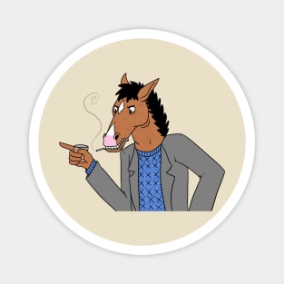 Smoke bojack Magnet